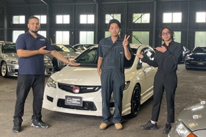 【ご納車ブログ】10年来の想いを叶えた一台。A様へ 2007年式 Honda Civic Type R（FD2）をご納車！