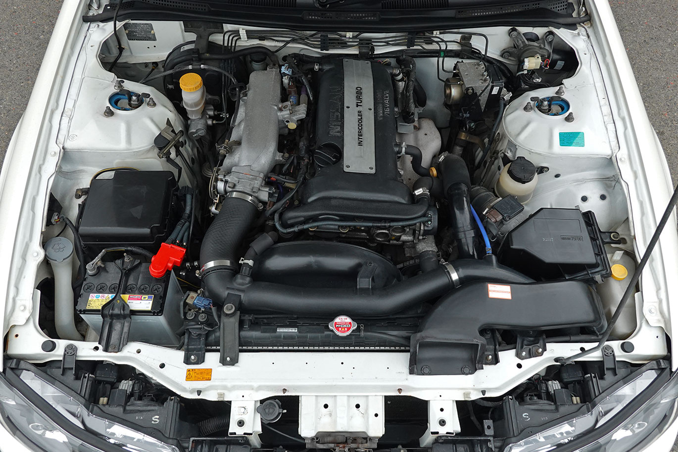 日産 シルビア S15 シルビア スペックR・ユーザー買取り車両・ワークマイスターS1 18インチアルミ・社外フロントリップ
