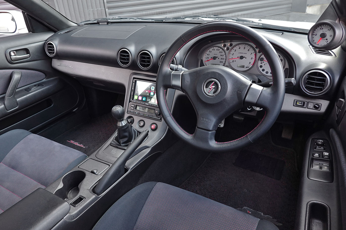 日産 シルビア S15 シルビア スペックR・ユーザー買取り車両・ワークマイスターS1 18インチアルミ・社外フロントリップ
