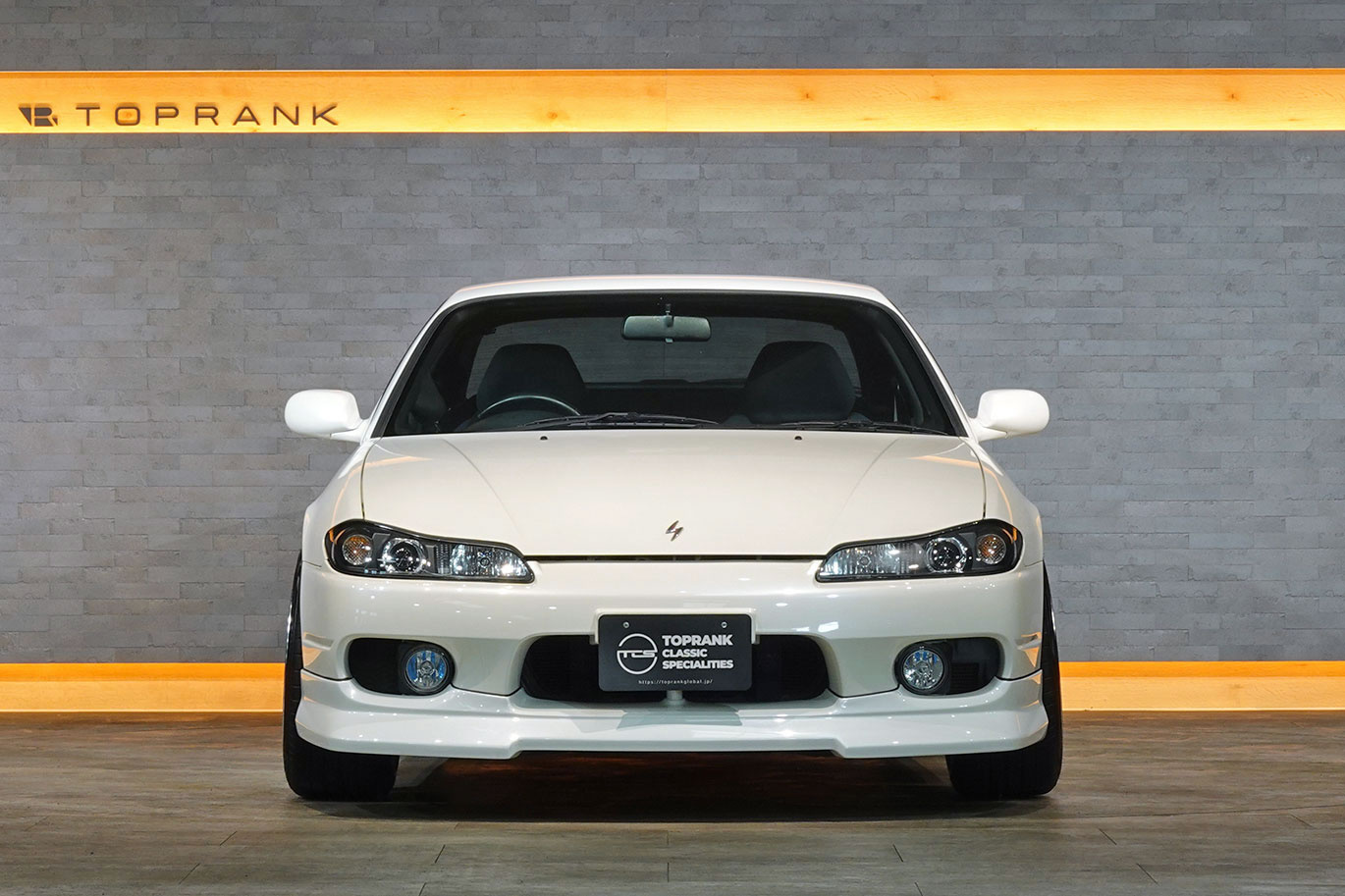 日産 シルビア S15 シルビア スペックR・ユーザー買取り車両・ワークマイスターS1 18インチアルミ・社外フロントリップ