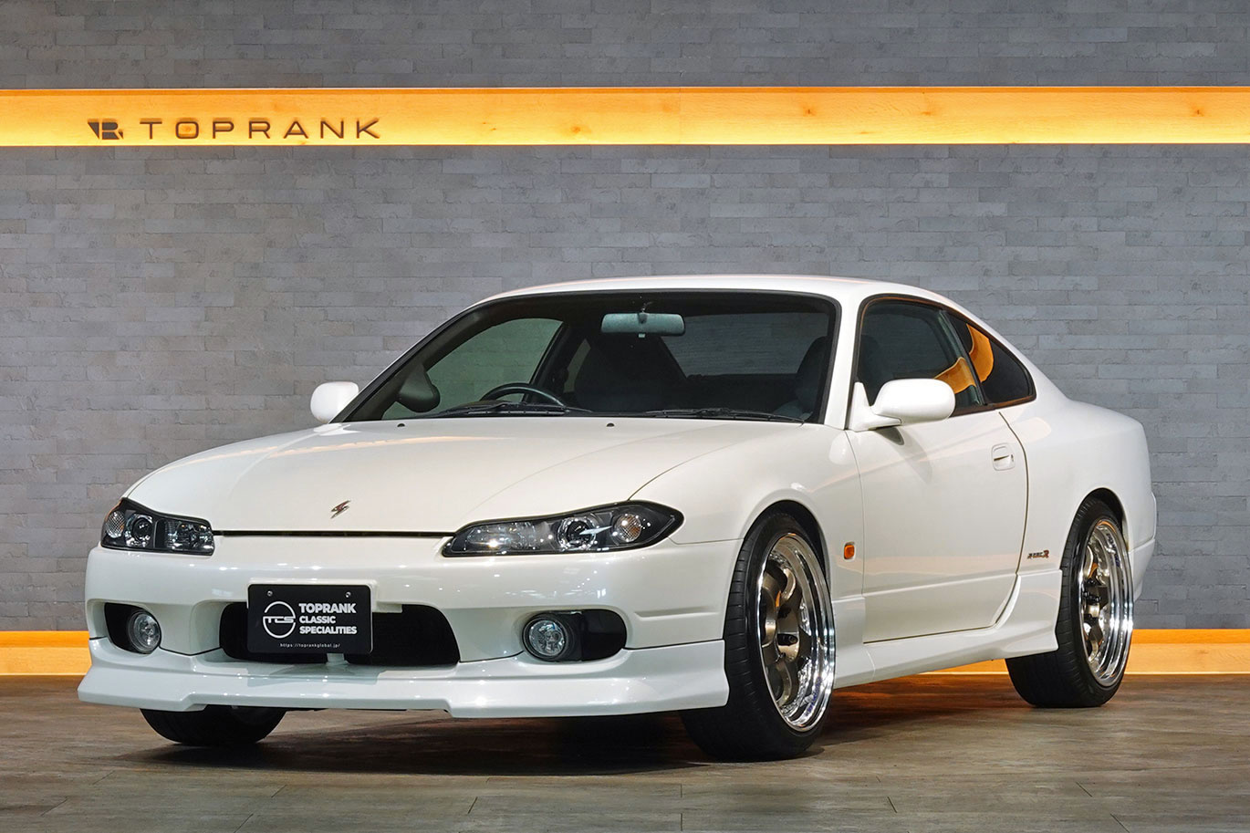 日産 シルビア S15 シルビア スペックR・ユーザー買取り車両・ワークマイスターS1 18インチアルミ・社外フロントリップ