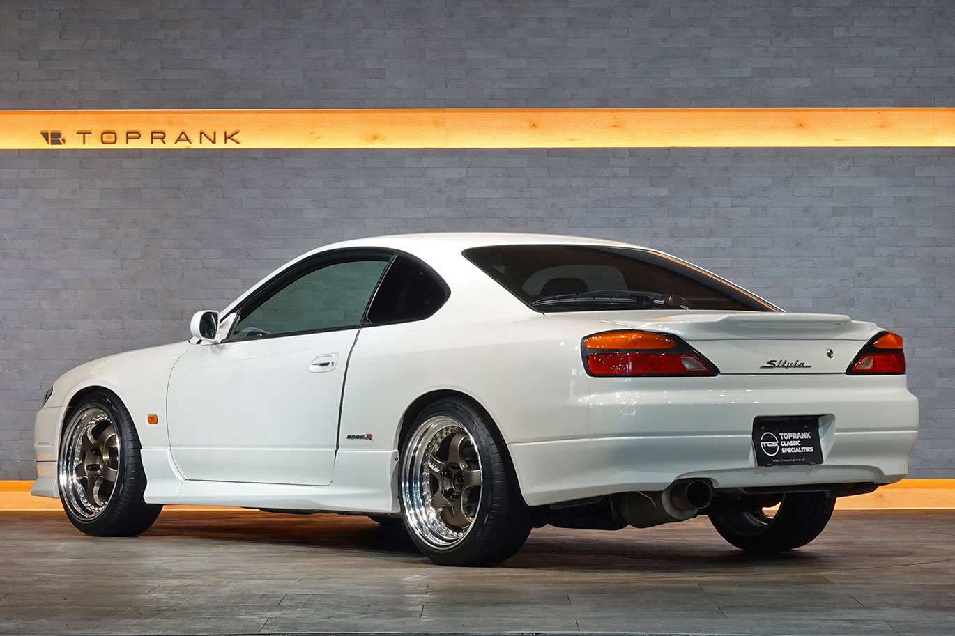 日産 シルビア S15 シルビア スペックR・ユーザー買取り車両・ワークマイスターS1 18インチアルミ・社外フロントリップ