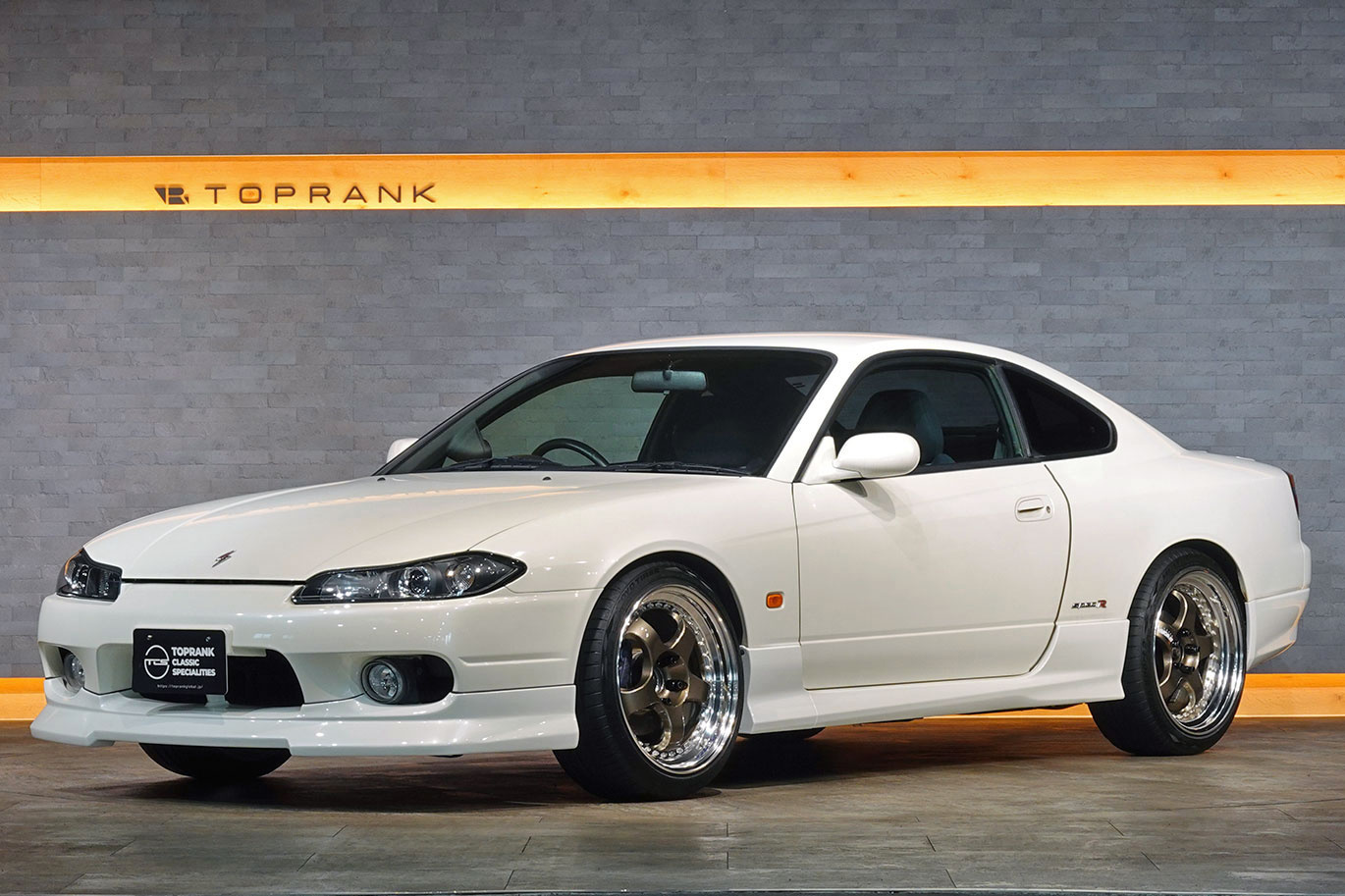 日産 シルビア S15 シルビア スペックR・ユーザー買取り車両・ワークマイスターS1 18インチアルミ・社外フロントリップ