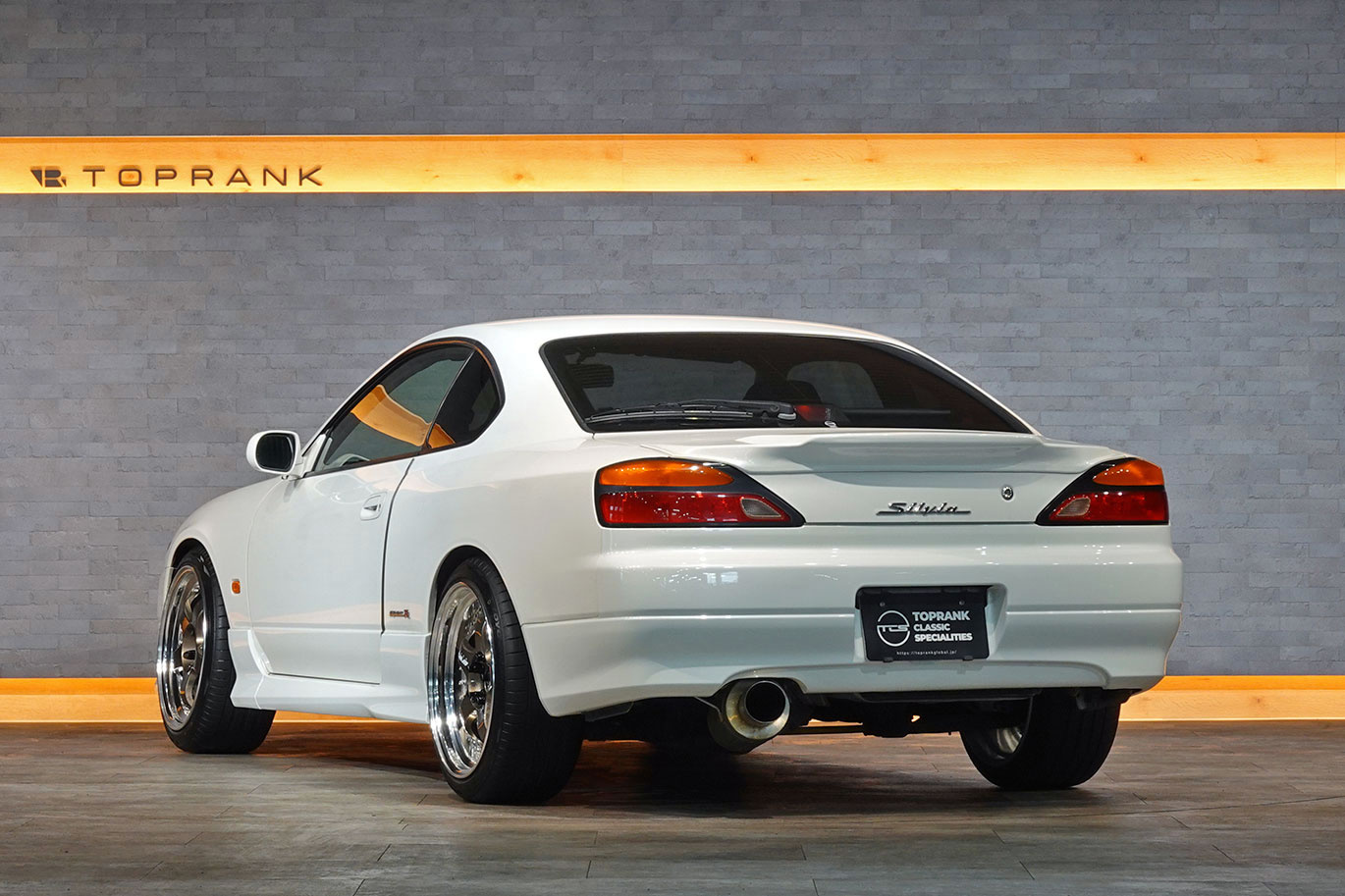 日産 シルビア S15 シルビア スペックR・ユーザー買取り車両・ワークマイスターS1 18インチアルミ・社外フロントリップ