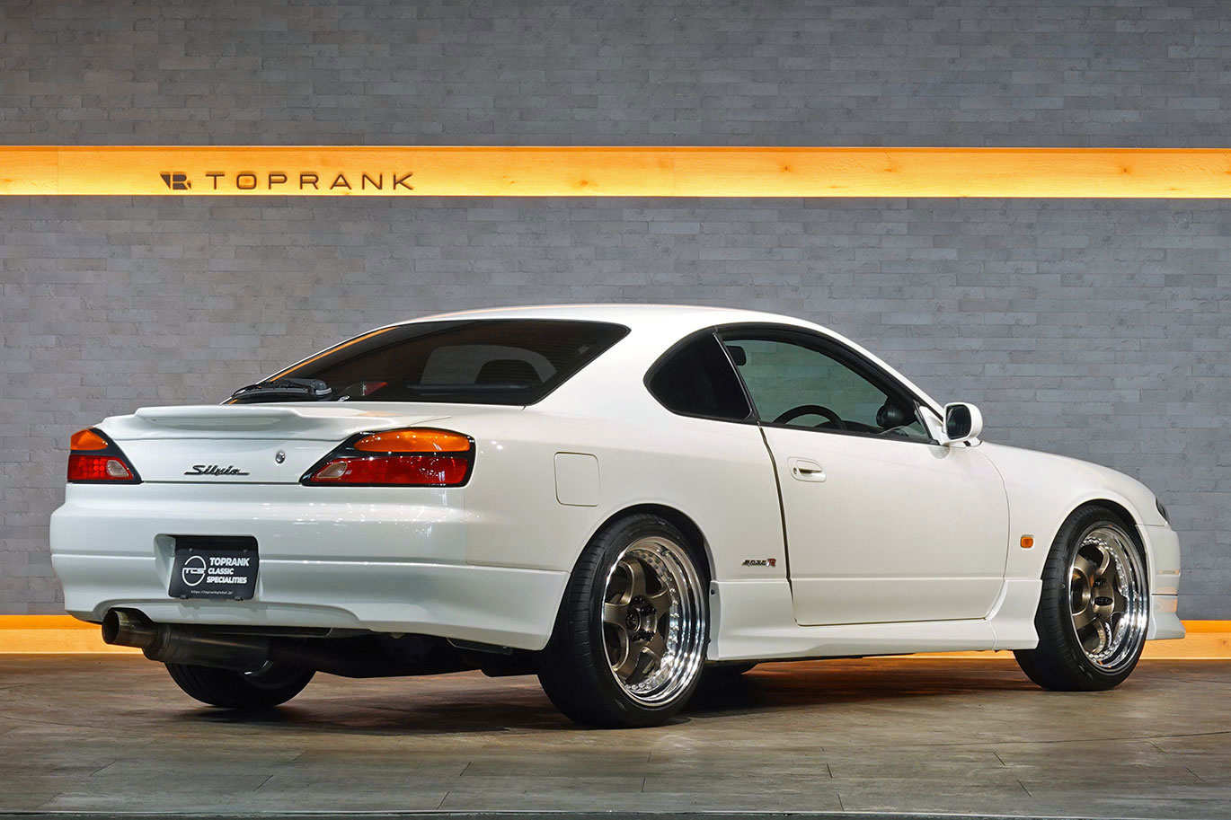 日産 シルビア S15 シルビア スペックR・ユーザー買取り車両・ワークマイスターS1 18インチアルミ・社外フロントリップ