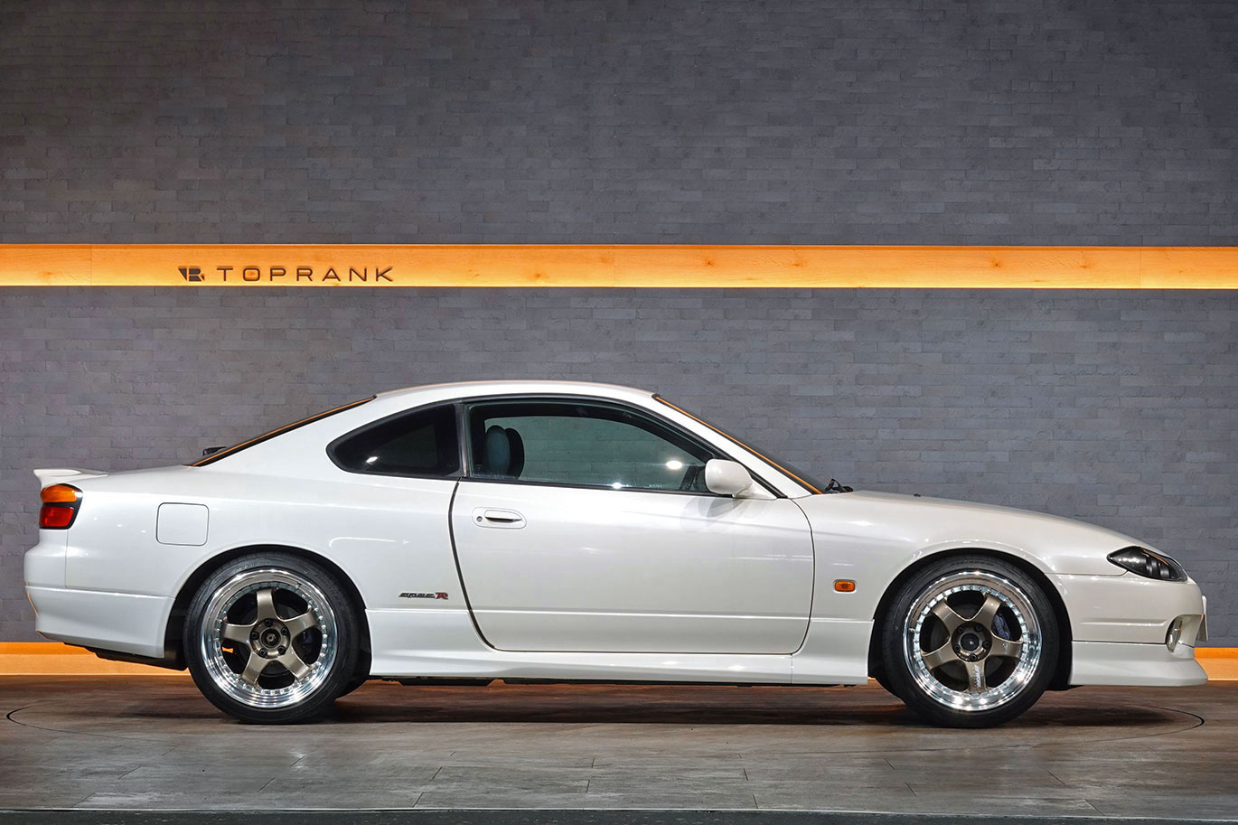日産 シルビア S15 シルビア スペックR・ユーザー買取り車両・ワークマイスターS1 18インチアルミ・社外フロントリップ