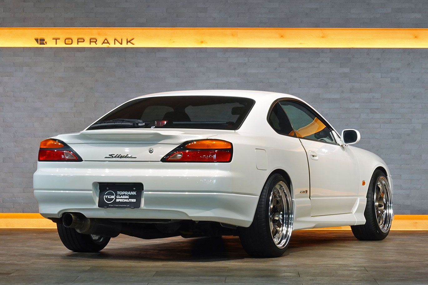 日産 シルビア S15 シルビア スペックR・ユーザー買取り車両・ワークマイスターS1 18インチアルミ・社外フロントリップ