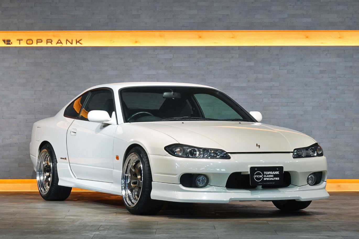 日産 シルビア S15 シルビア スペックR・ユーザー買取り車両・ワークマイスターS1 18インチアルミ・社外フロントリップ