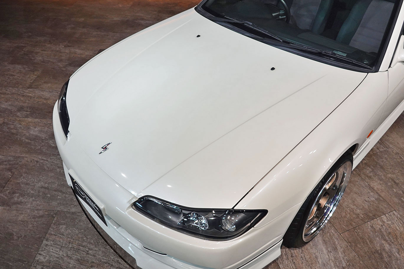 日産 シルビア S15 シルビア スペックR・ユーザー買取り車両・ワークマイスターS1 18インチアルミ・社外フロントリップ