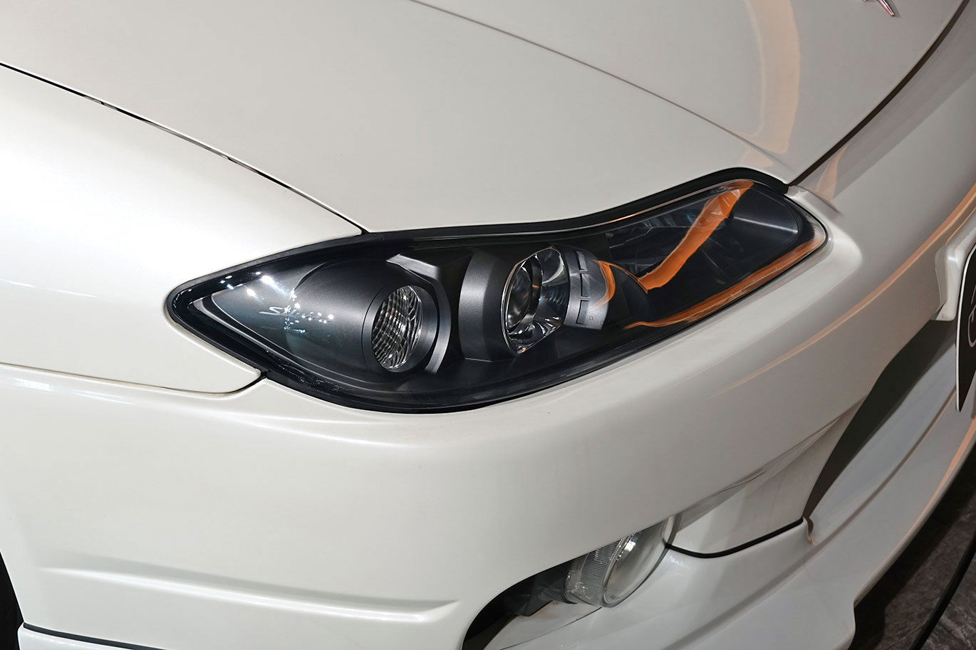 日産 シルビア S15 シルビア スペックR・ユーザー買取り車両・ワークマイスターS1 18インチアルミ・社外フロントリップ