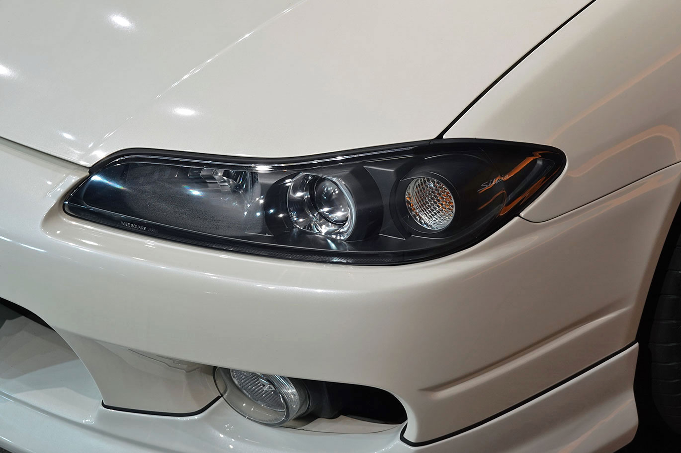 日産 シルビア S15 シルビア スペックR・ユーザー買取り車両・ワークマイスターS1 18インチアルミ・社外フロントリップ