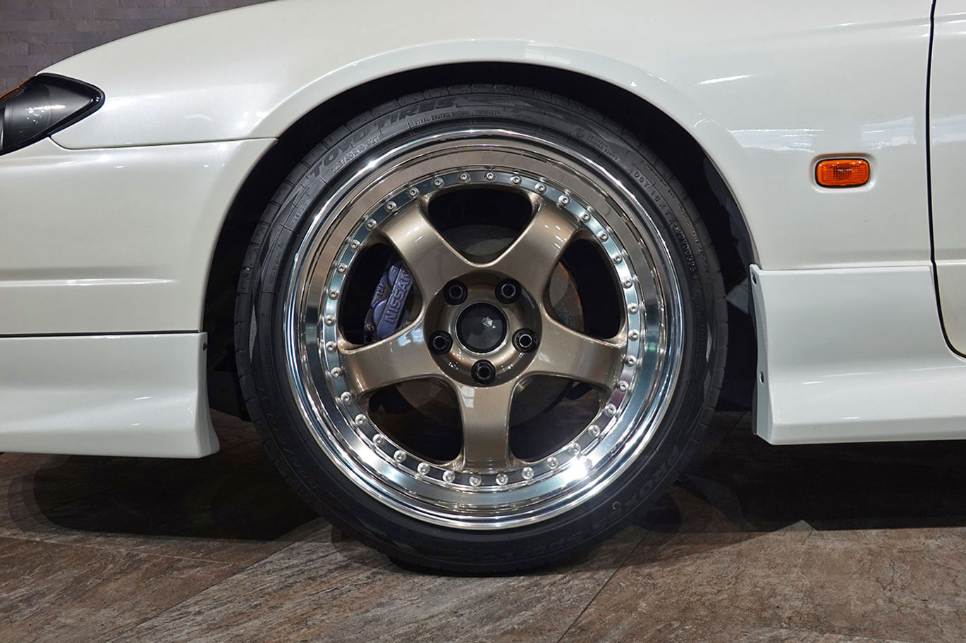 日産 シルビア S15 シルビア スペックR・ユーザー買取り車両・ワークマイスターS1 18インチアルミ・社外フロントリップ