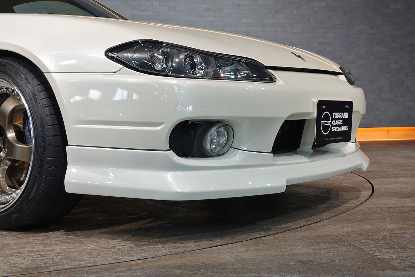 日産 シルビア S15 シルビア スペックR・ユーザー買取り車両・ワークマイスターS1 18インチアルミ・社外フロントリップ