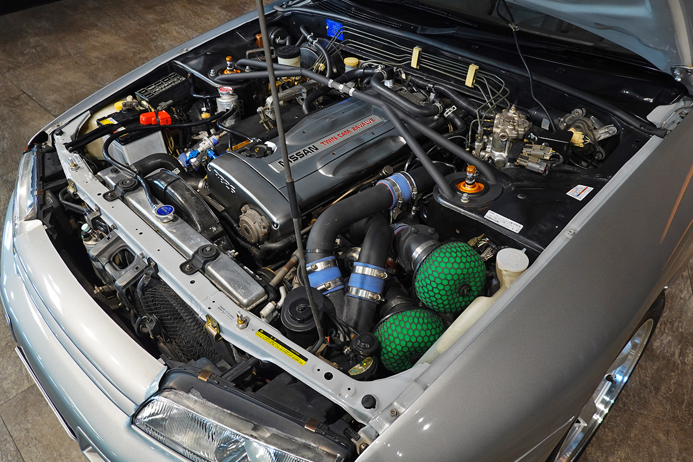 日産 スカイラインGT-R BNR32 R32 スカイライン GT-R HKS GTIII-2530 ターボ・オーリンズDFV車高調・トップカム・F-Con V Pro Ver.3.2 再セッティング