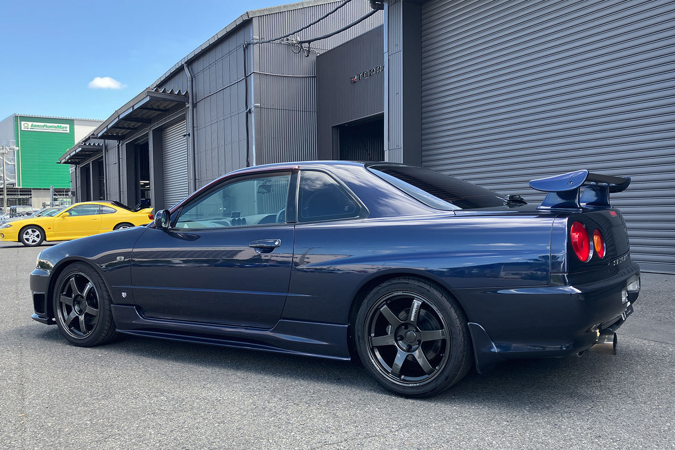 日産 スカイラインクーペ ER34 スカイライン 25GTターボ・純正５速MT・純正ダークブルーパール-BP9-・ニスモフロントバンパー