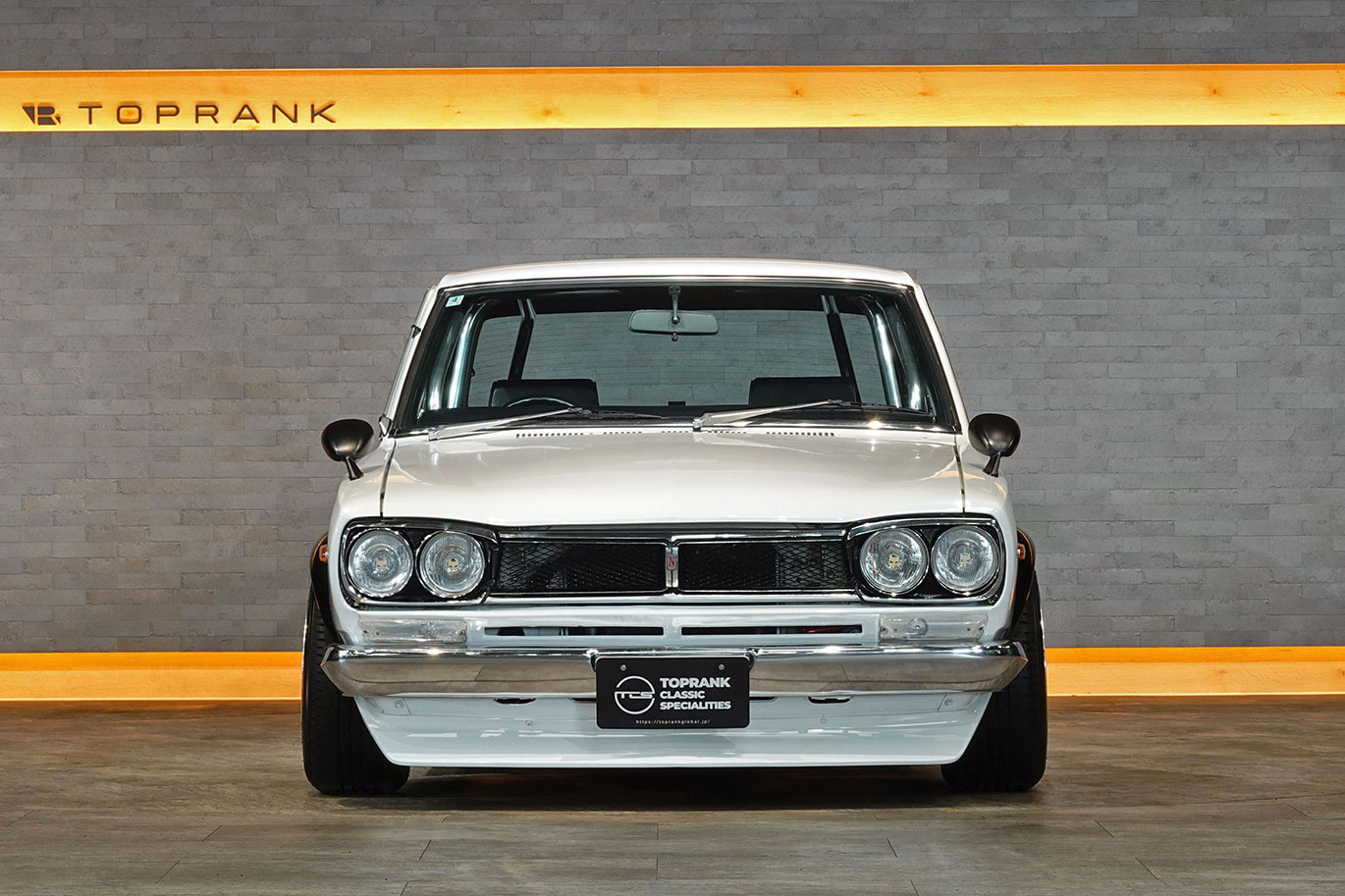 日産 スカイラインクーペ KGC10 スカイライン　2000GT、L28改３リッター・ハヤシレーシングアルミ・リアブレーキディスクブレーキ化公認