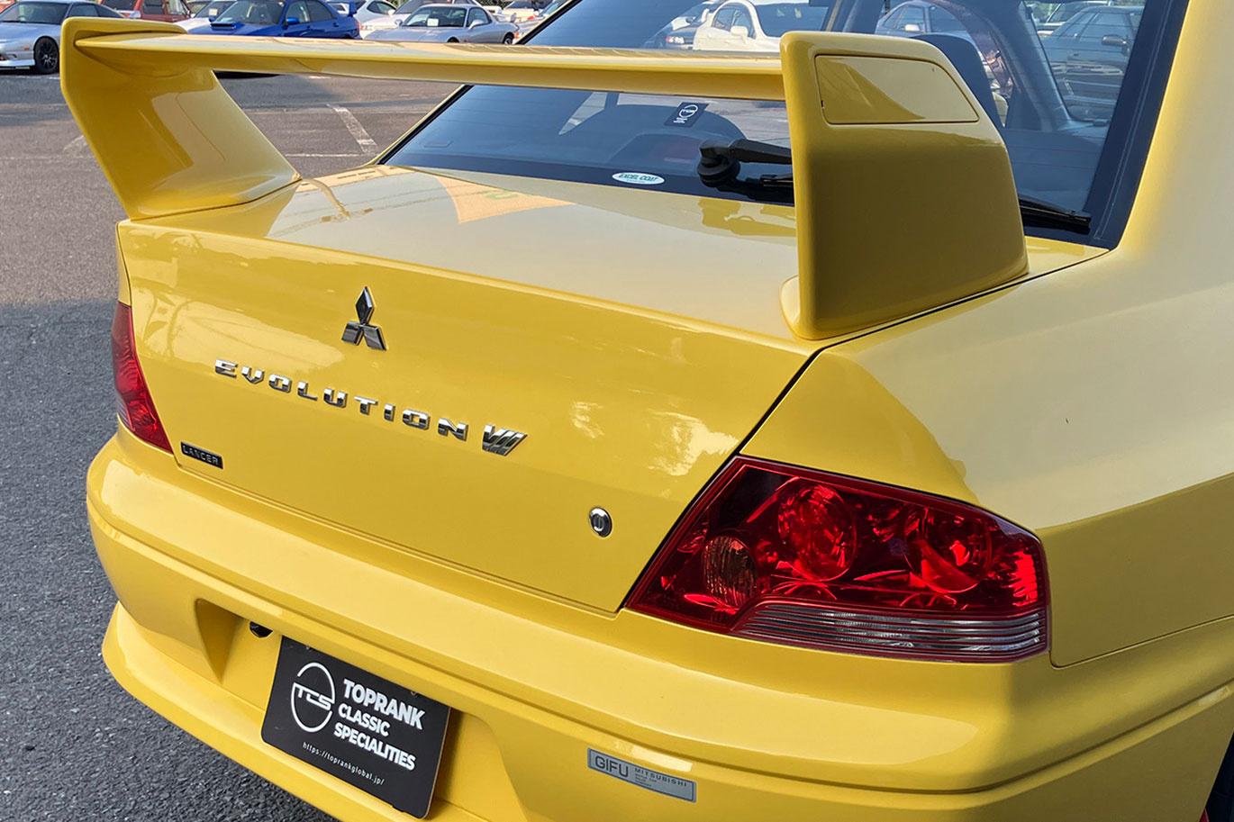 三菱 ランサーエボリューション Lancer GSR Evolution VII・ONE OWNER・ADVAN Racing RCIII 17 インチ・Ralliart マッドフラップ