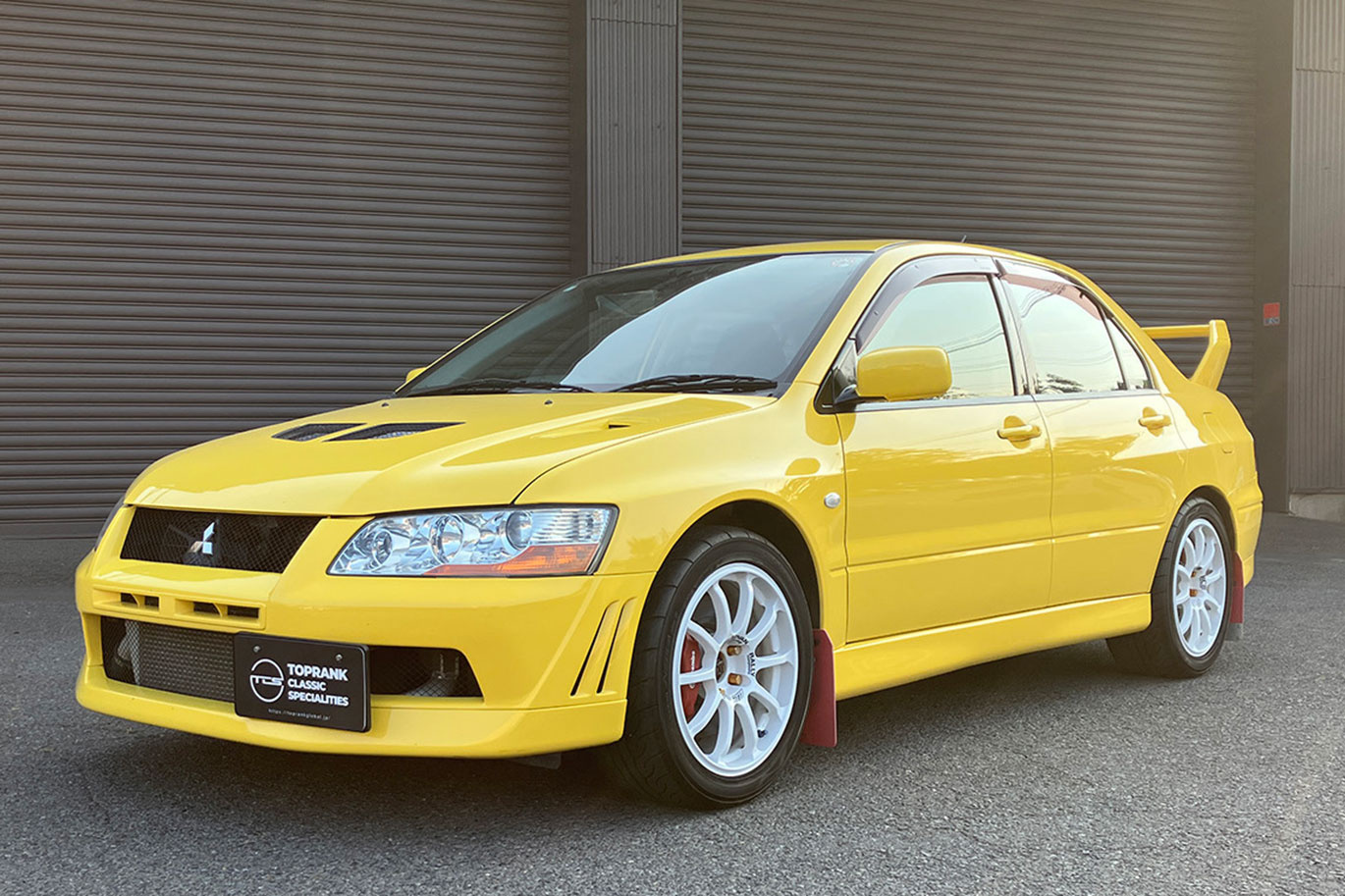 三菱 ランサーエボリューション Lancer GSR Evolution VII・ONE OWNER・ADVAN Racing RCIII 17 インチ・Ralliart マッドフラップ