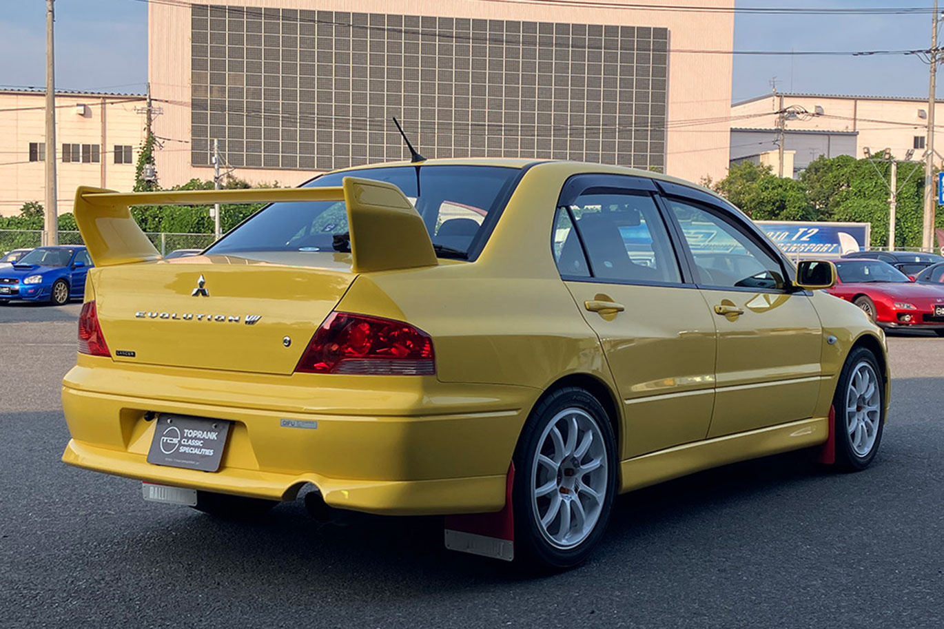 三菱 ランサーエボリューション Lancer GSR Evolution VII・ONE OWNER・ADVAN Racing RCIII 17 インチ・Ralliart マッドフラップ
