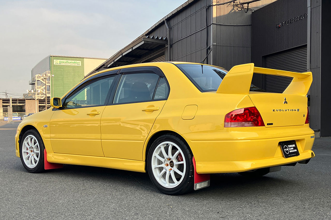 三菱 ランサーエボリューション Lancer GSR Evolution VII・ONE OWNER・ADVAN Racing RCIII 17 インチ・Ralliart マッドフラップ