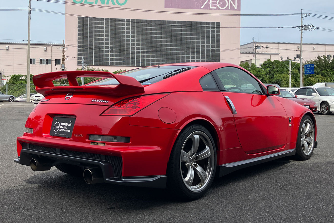 日産 フェアレディZ Z33 フェアレディZ バージョンニスモ、ワンオーナー、プレミアムブレーズレッド