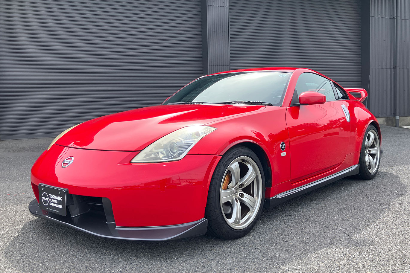 日産 フェアレディZ Z33 フェアレディZ バージョンニスモ、ワンオーナー、プレミアムブレーズレッド