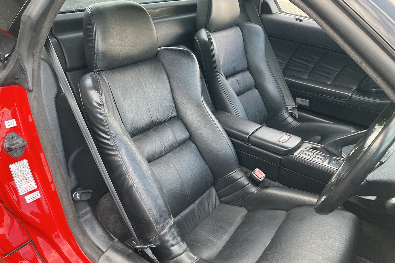 ホンダ NSX NA1 NSX フォーミュラレッド・純正AW・黒革シート