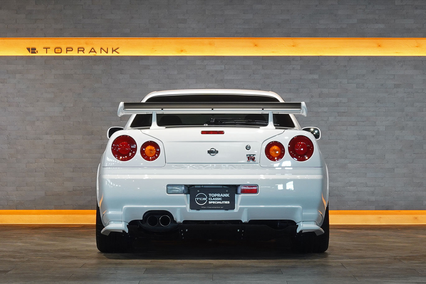 日産 スカイラインGT-R R34 BNR34 スカイラインGT-R  V-SPEC ニスモフルエアロ・R-Tuneドライカーボンボンネット・レイズ ボルクレーシング TE37SL 18インチAW