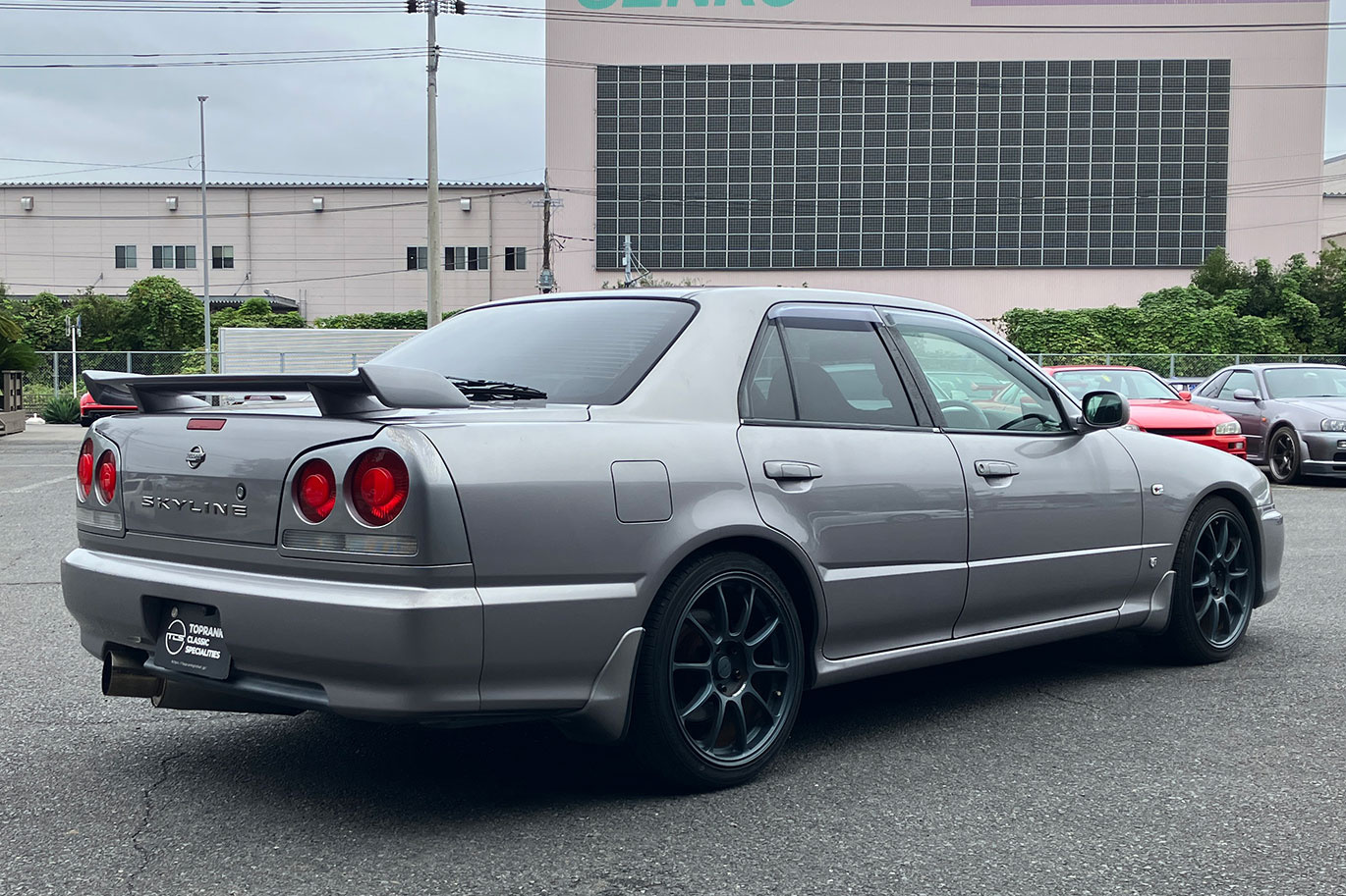日産 スカイライン ER34 スカイライン 25GT-X ターボ レイズZE40鍛造１８インチアルミ・ブリッドユーロスターシート・モモステアリング