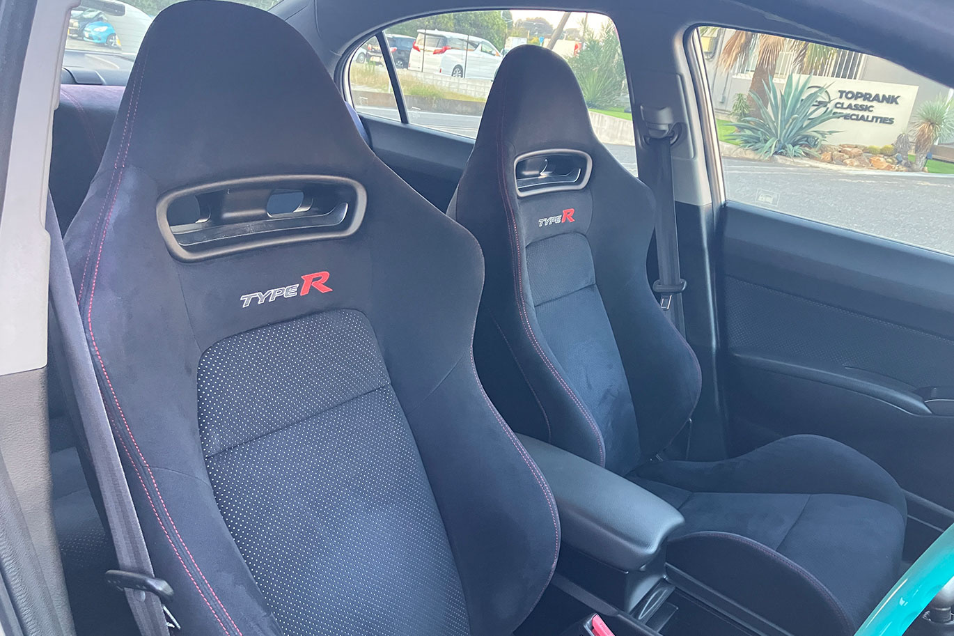 ホンダ シビック FD2 シビック タイプR 無限フロントスポーツグリル・フロントアンダースポイラー・HKSハイパーマックスS車高調