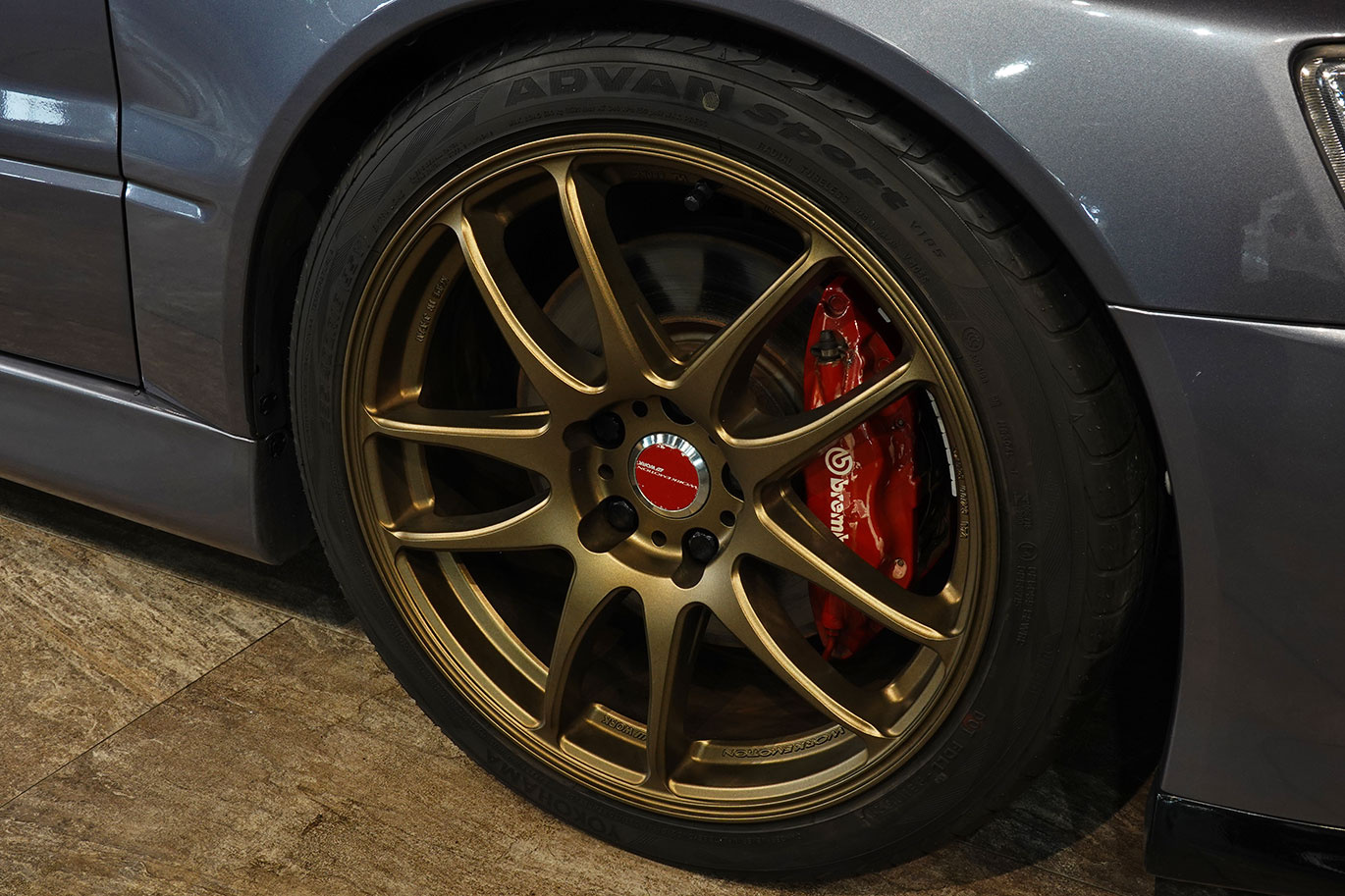 三菱 ランサーエボリューション CT9A ランサー GSR エボリューション VIII MR ラリーアートマフラー＆前後タワーバー・ワークエモーション１８インチアルミ・HKSハイパーマックスIVGT車高調