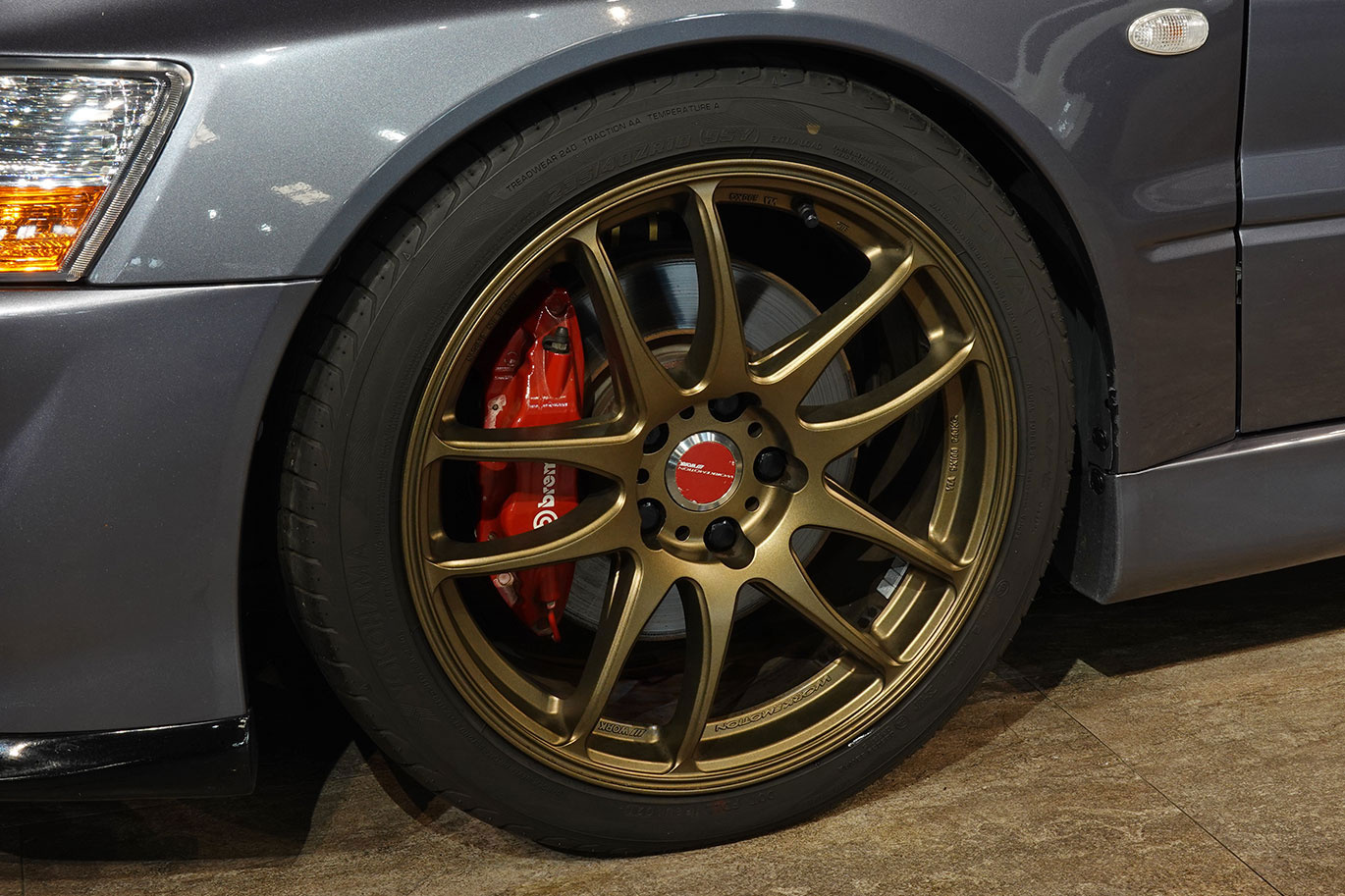 三菱 ランサーエボリューション CT9A ランサー GSR エボリューション VIII MR ラリーアートマフラー＆前後タワーバー・ワークエモーション１８インチアルミ・HKSハイパーマックスIVGT車高調